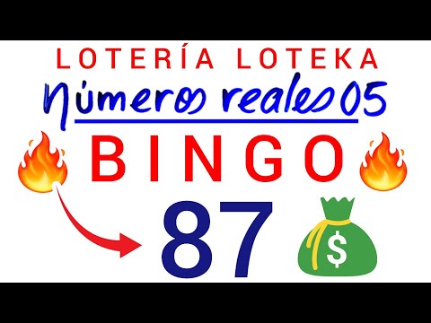 BINGO de HOY (( 87 )) loteria LOTEKA de HOY / PALÉ Y SÚPER que MÁS SALEN en TODAS las LOTERÍAS HOY