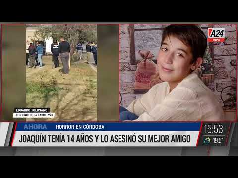 Horror en Córdoba: crimen de Joaquín, el nene de 14 años