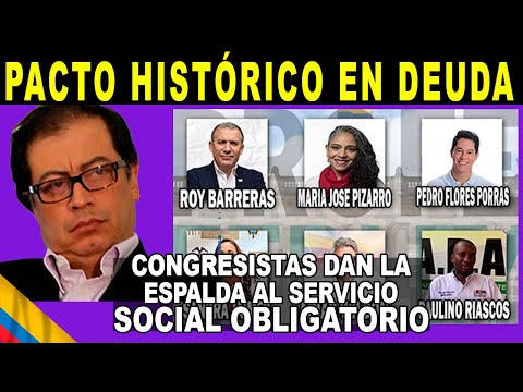   Maria Pizarro Roy y Wilson Arias los del Pacto Histórico ?? ? para servicio social