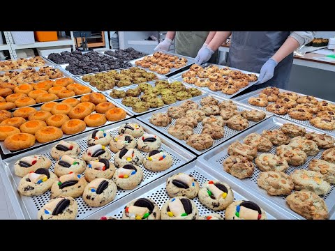 사장님이 미쳤어요! 아끼지 않고 모든 재료 듬뿍 넣는 아메리칸 르뱅 수제 쿠키 / Amazing american levain cookies - Korean street food