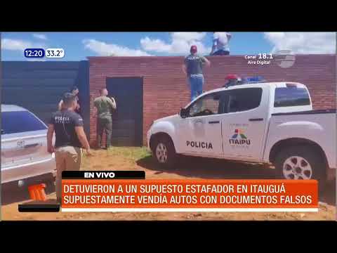 Detuvieron a un supuesto estafador en Itauguá
