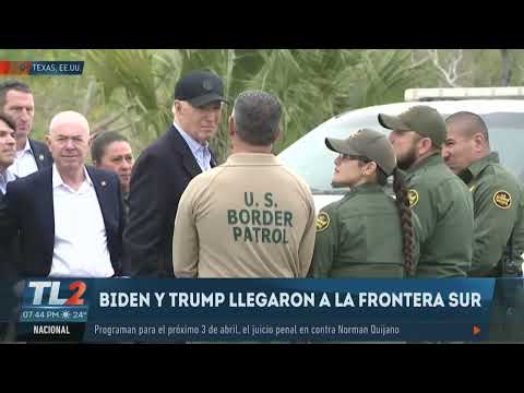 Biden y Trump reunión frontera