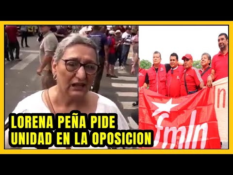 Lorena Peña y fmln piden unidad para elecciones 2024 | Perfiles buscados por la PNC