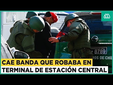 Cae banda de extranjeros que robaba en terminal: Carabineros realizó operativo en Estación Central
