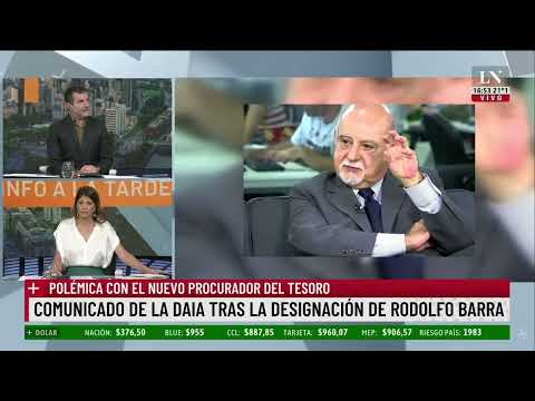 Comunicado de la DAIA tras la designación de Rodolfo Barra