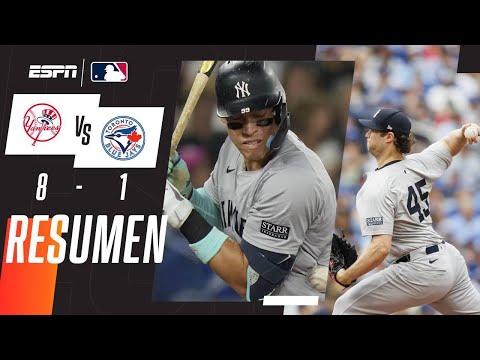 Resumen | Yankees 8-1 Blue Jays | MLB