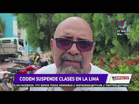 Clases en La Lima suspendidas por lluvias