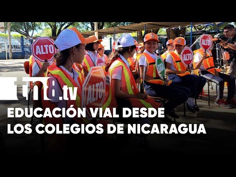 Estudiantes de Nicaragua se forman con la educación vial