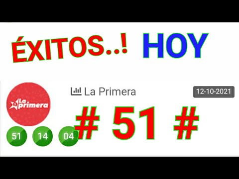 que BINGO HOY..! (( 51 )) Loteria LA PRIMERA HOY/ SORTEOS de las LOTERÍAS HOY/ NÚMEROS GANADORES HOY