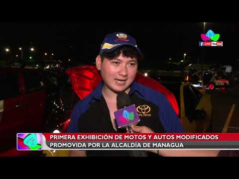 Primera exhibición de moto y autos modificados promovida por la Alcaldía de Managua