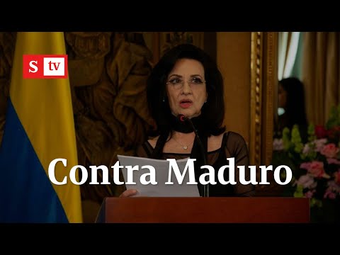 Reapareció la canciller Claudia Blum y arremetió contra Maduro | Semana Tv