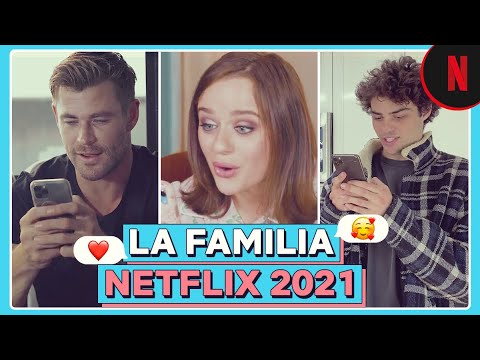 El grupo de mensajes de Dwayne Johnson, Joey King, Chris Hemsworth y más | Netflix