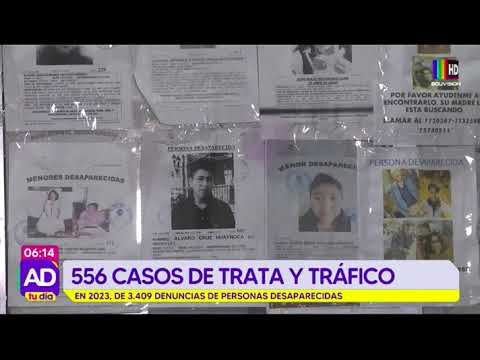 556 casos de trata y tráfico en el país