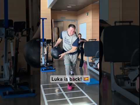 Luka is back working out at Ciudad Real Madrid!  | #Shorts