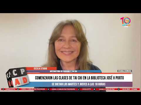 Comenzaron las clases de Tai Chi en la Biblioteca José H Porto