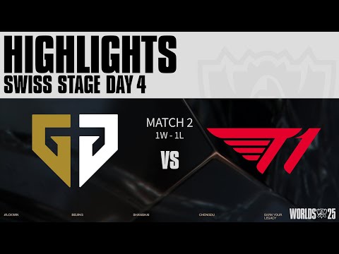 GEN vs T1 매치 하이라이트 | 스위스 Day4 | 2025 월드 챔피언십