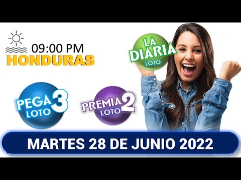 Sorteo 09 PM Loto Honduras, La Diaria, Pega 3, Premia 2, MARTES 28 DE JUNIO 2022 |