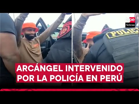 Reggaetonero ARCÁNGEL fue INTERVENIDO por la POLICIA antes de concierto en PERÚ