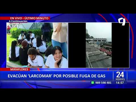 Evacúan centro comercial Larcomar por presunta fuga de gas (2/2)
