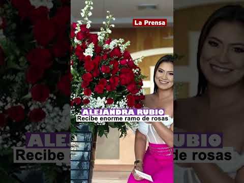 Sorprenden a Alejandra Rubio con enorme ramo de rosas: ¿nuevo amor?