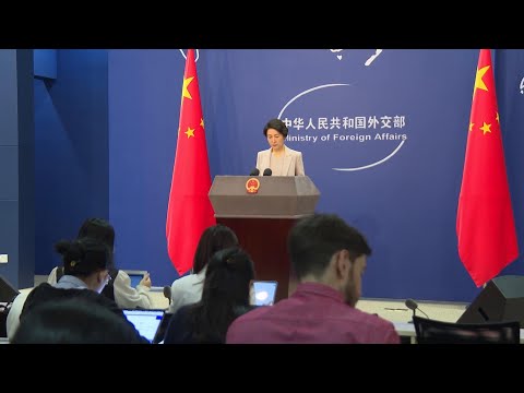 Daily media briefing by China Foreign Ministry spokesperson in Beijing