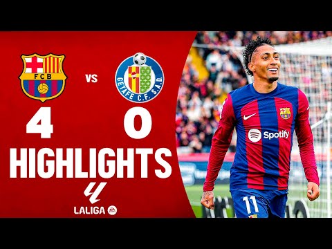 FC Barcelona vs Getafe [4-0] | RESUMEN y GOLES | La Liga