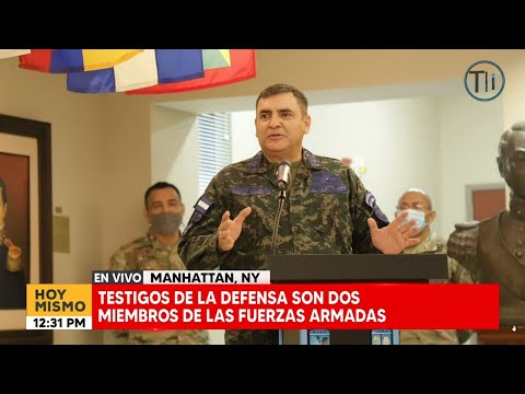 Testigos de la defensa son dos miembros de las Fuerzas Armadas de Honduras