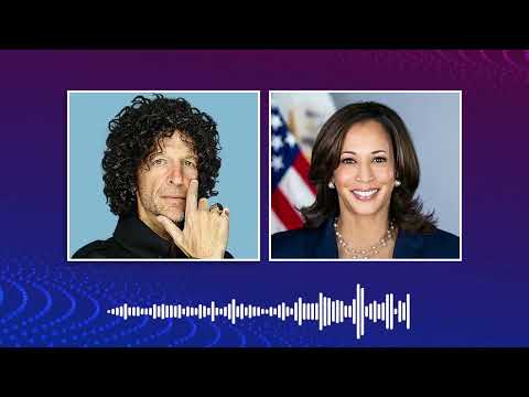 KAMALA HARRIS  LIVE ON HOWARD STERN DESTROYS TRUMP