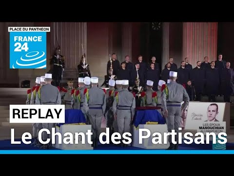 Le Chant des Partisans interprété lors de la panthéonisation de Missak Manouchian • FRANCE 24