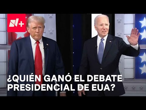 ¿Quién ganó? Así fue el debate presidencial entre Joe Biden y Donald Trump - En Punto
