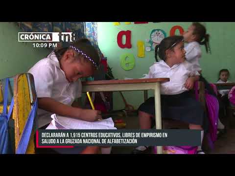 Nicaragua declarará a más de mil 900 colegios libres de empirismo