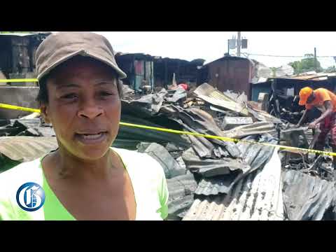 19 shop owners scorched by destruction #JamaicaGLEANER