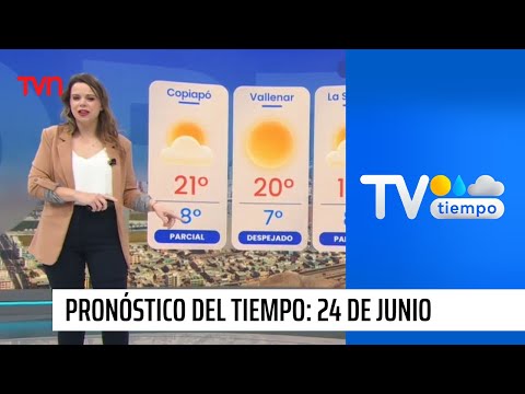 Pronóstico del tiempo: Lunes 24 de junio 2024 | TV Tiempo