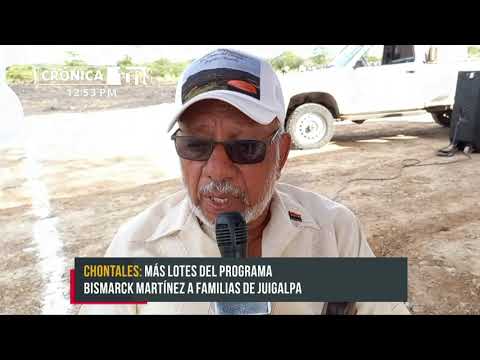Continúa la entrega de lotes de terreno a familias de Juigalpa - Nicaragua