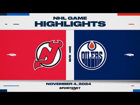 NHL Highlights | Devils vs. Oilers - November 4, 2024