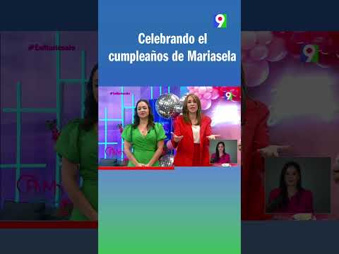 Celebrando el cumpleaños de Mariasela