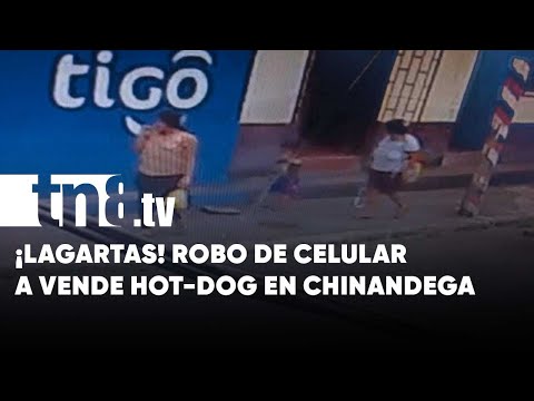 ¡Qué bárbaras! Le roban celular a una vende hot-dog en Chinandega - Nicaragua