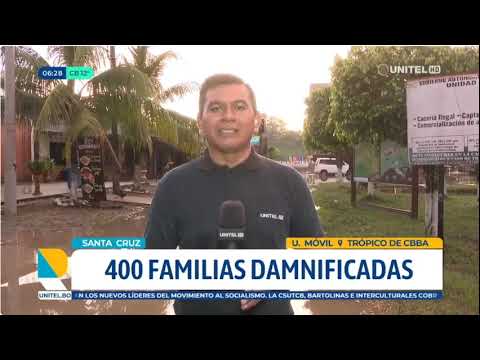 06052024 FAMILIAS DAMNIFICADAS POR LLUVIAS EN EL TRÓPICO DE COCHABAMBA RED UNITEL