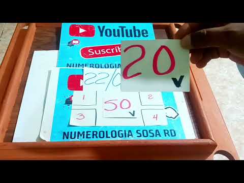 Numerología Sosa RD:22/06/24 Para Todas las Loterías ojo 20v ( Video Oficial) #youtubeshorts