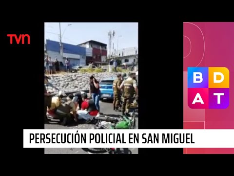 Persecución policial terminó con dos Carabineros atropellados en San Miguel | Buenos días a todos
