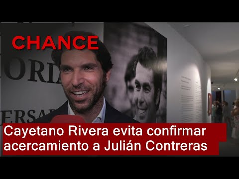 Cayetano Rivera guarda silencio sobre su acercamiento a Julián Contreras