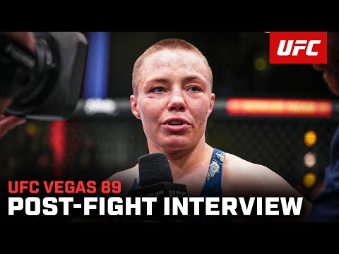 Rose Namajunas Post-Fight Interview | UFC Vegas 89