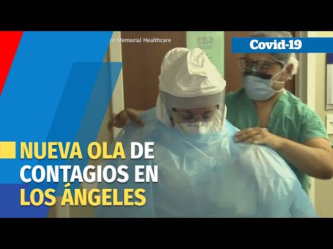 Los Ángeles al borde del confinamiento por aumento de casos de COVID-19