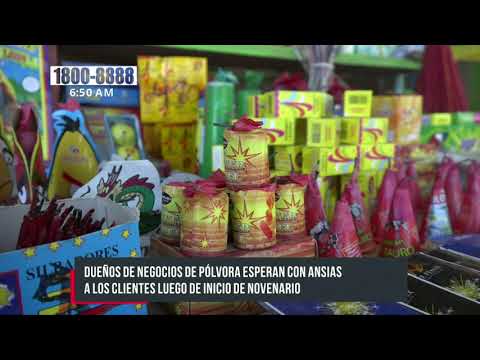 Managua: Tramos de pólvora listos ante llegada de las fiestas decembrinas en Nicaragua