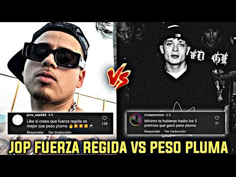 JOP DE FUERZA REGIDA VS PESO PLUMA SE MERECIA JOP LOS PREMIOS DE PESO PLUMA..