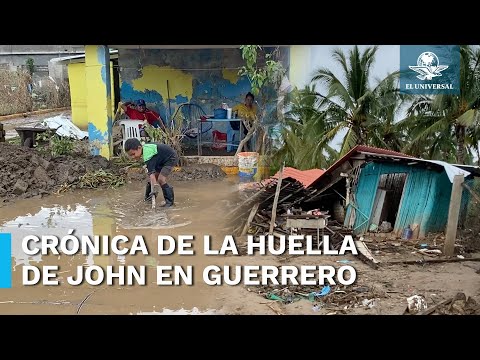 “Regresamos y todo estaba destruído”  habitantes perdieron todo su patrimonio en Coyuca