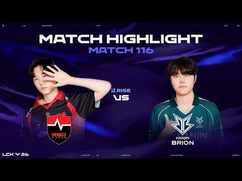 NS vs BRO | 매치 116 하이라이트 | 2026 LCK