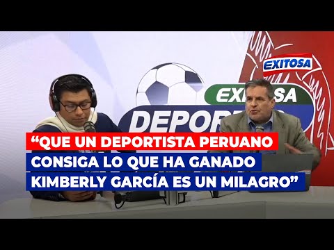 Gonzalo Núñez: Que un deportista peruano consiga lo que ha ganado Kimberly García es un milagro