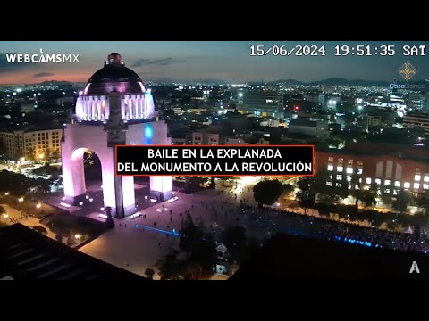#CDMX | Gran baile en la explanada del Monumento a la Revolución #EnVivo
