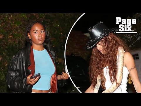 Sasha and Malia Obama spotted at Billie Eilish's star-studded Halloween party in Hollywood